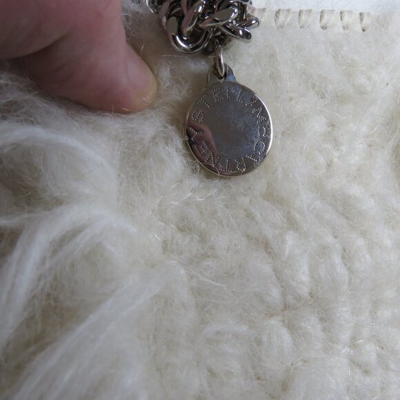 Stella McCartney Ivory Fur Top Handle Bag w/ Tags - Picture 8 of 8